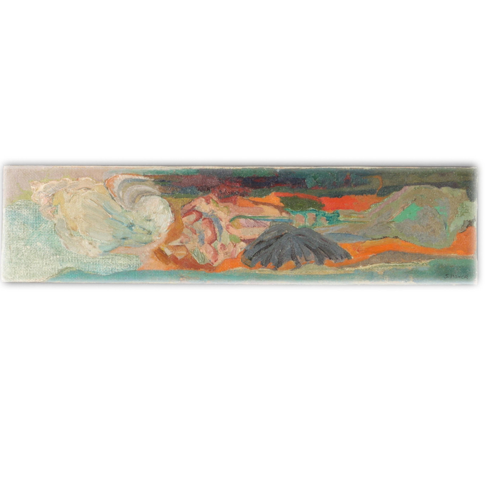 Stanley Boxer, American (1926-2000), Untitled, abstract (1 of 6)