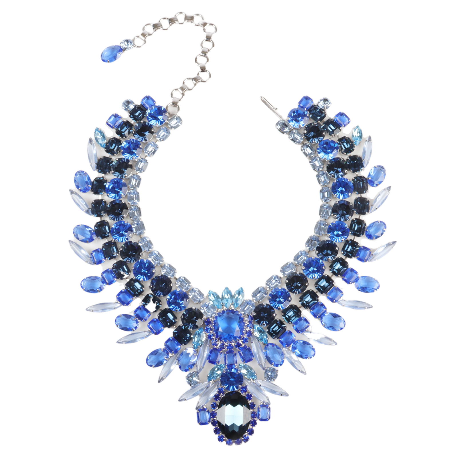 Alan Anderson exquisite designer blue crystal statement (1 of 5)