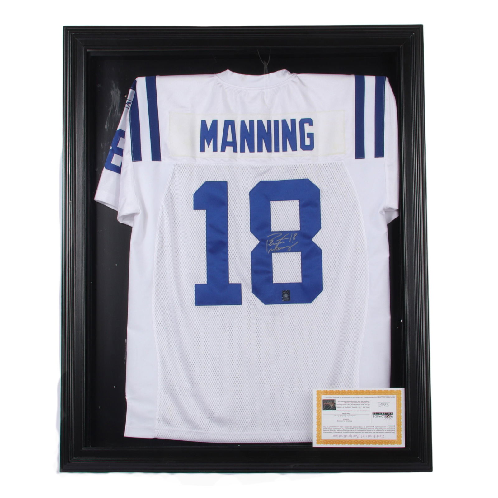 Peyton Manning Autographed Indianapolis Colts Jersey (1 of 7)