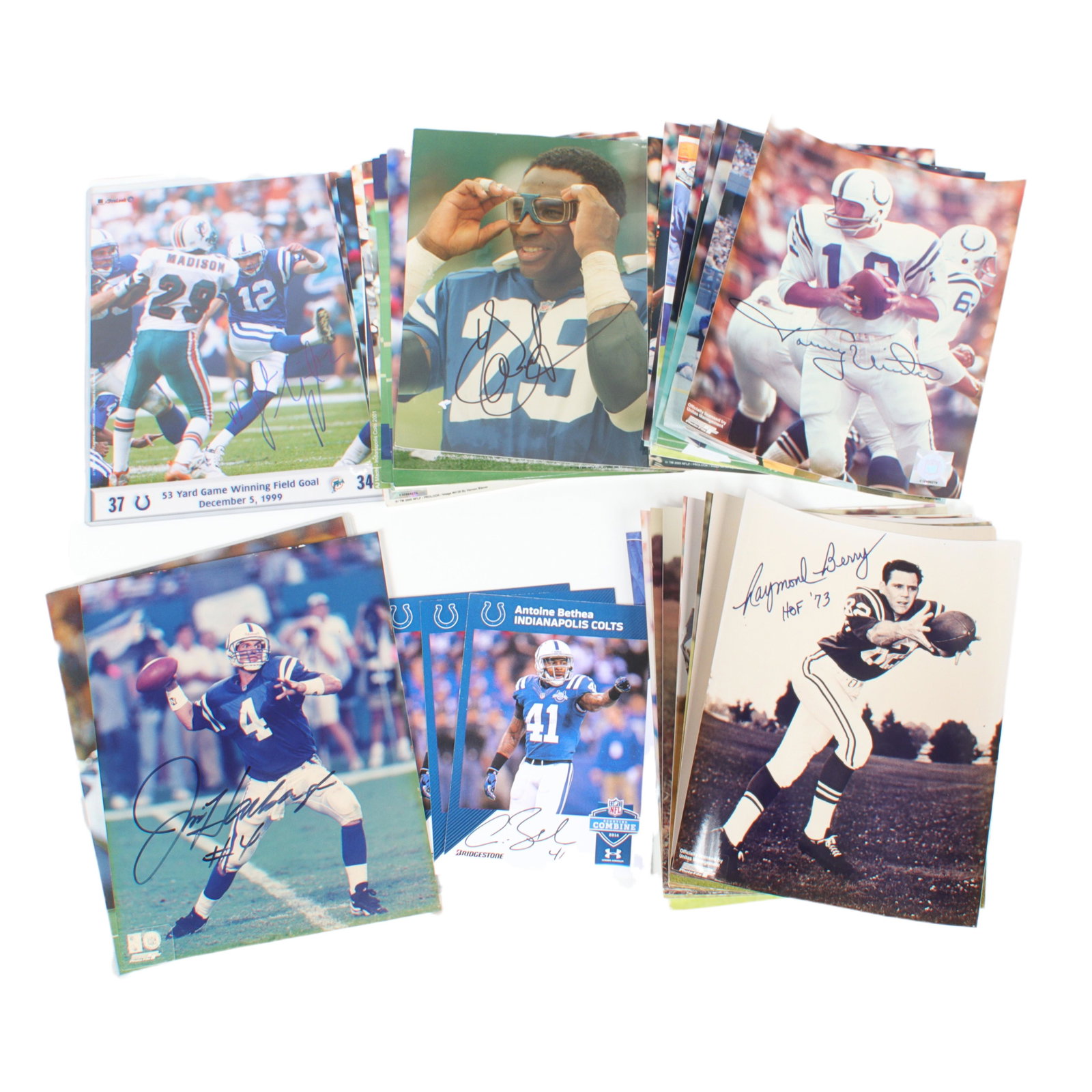 Lot of 31 Indianapolis & Baltimore Colts Autographed (1 of 10)