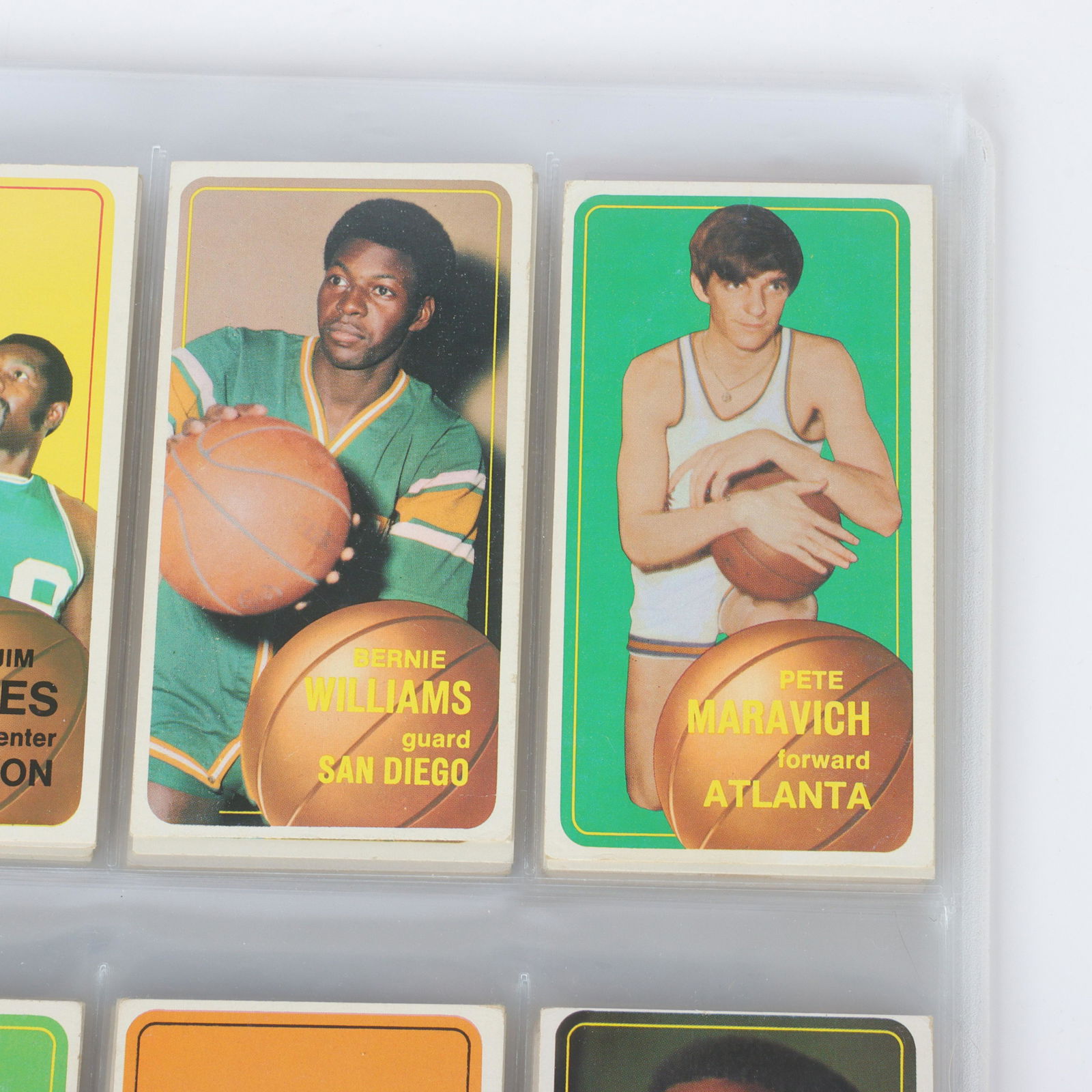 1970-71 Topps Basketball Complete Set, Maravich Rookie (1 of 5)