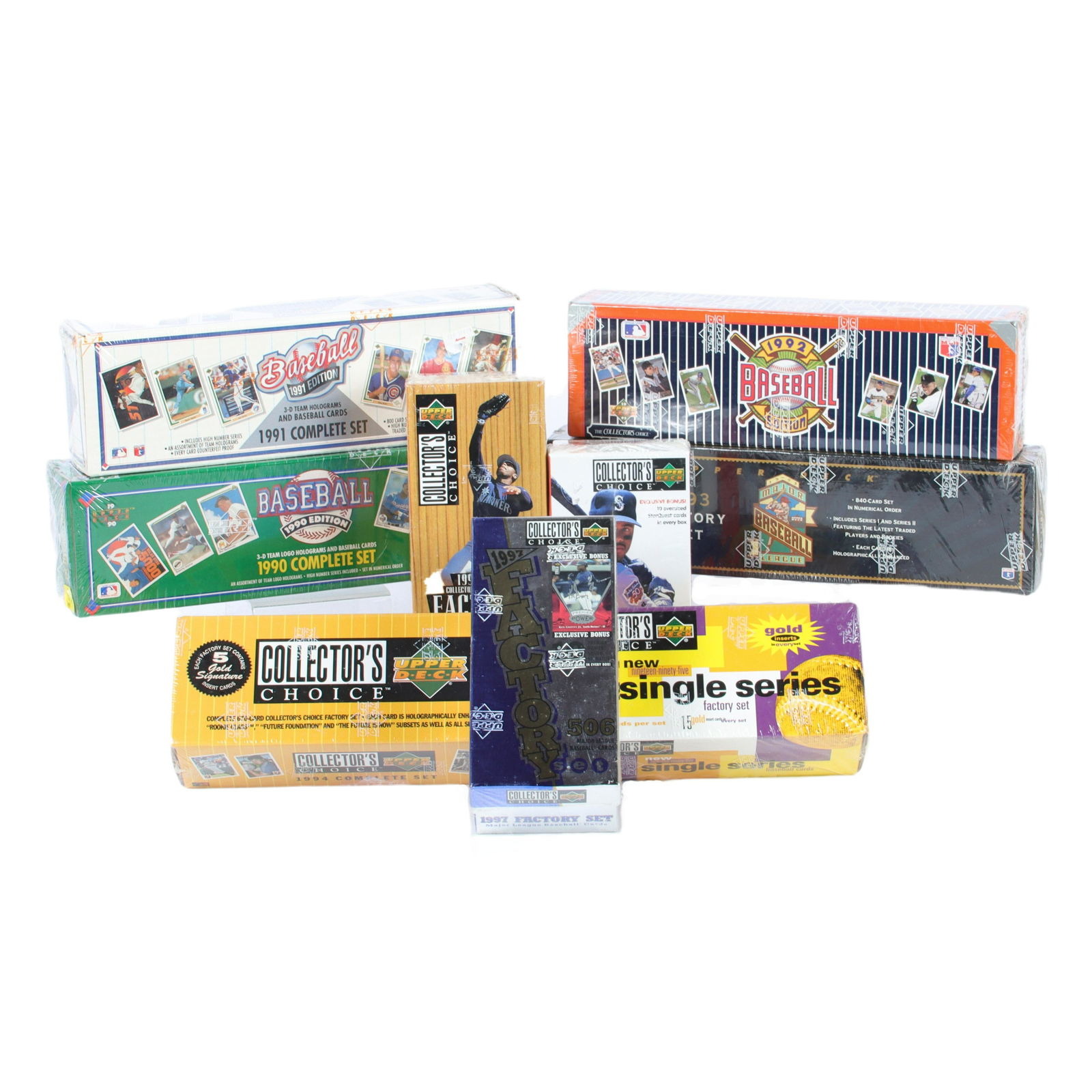 1990-1998 Sealed Upper Deck Baseball Factory Sets (1 of 5)