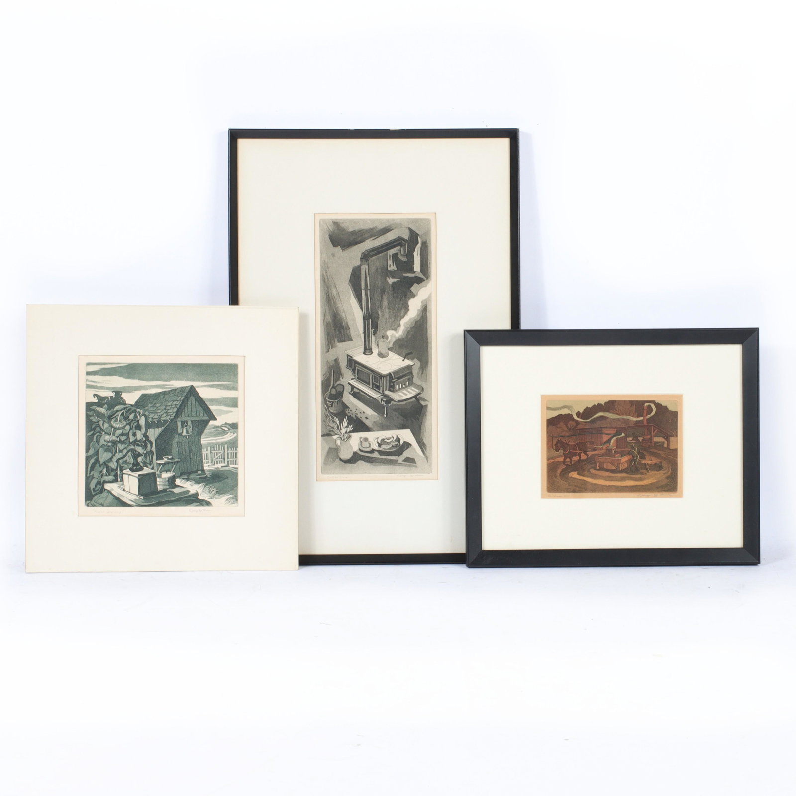 George Jo Mess, Indiana (1898 - 1962), Sorghum Mill, (1 of 17)