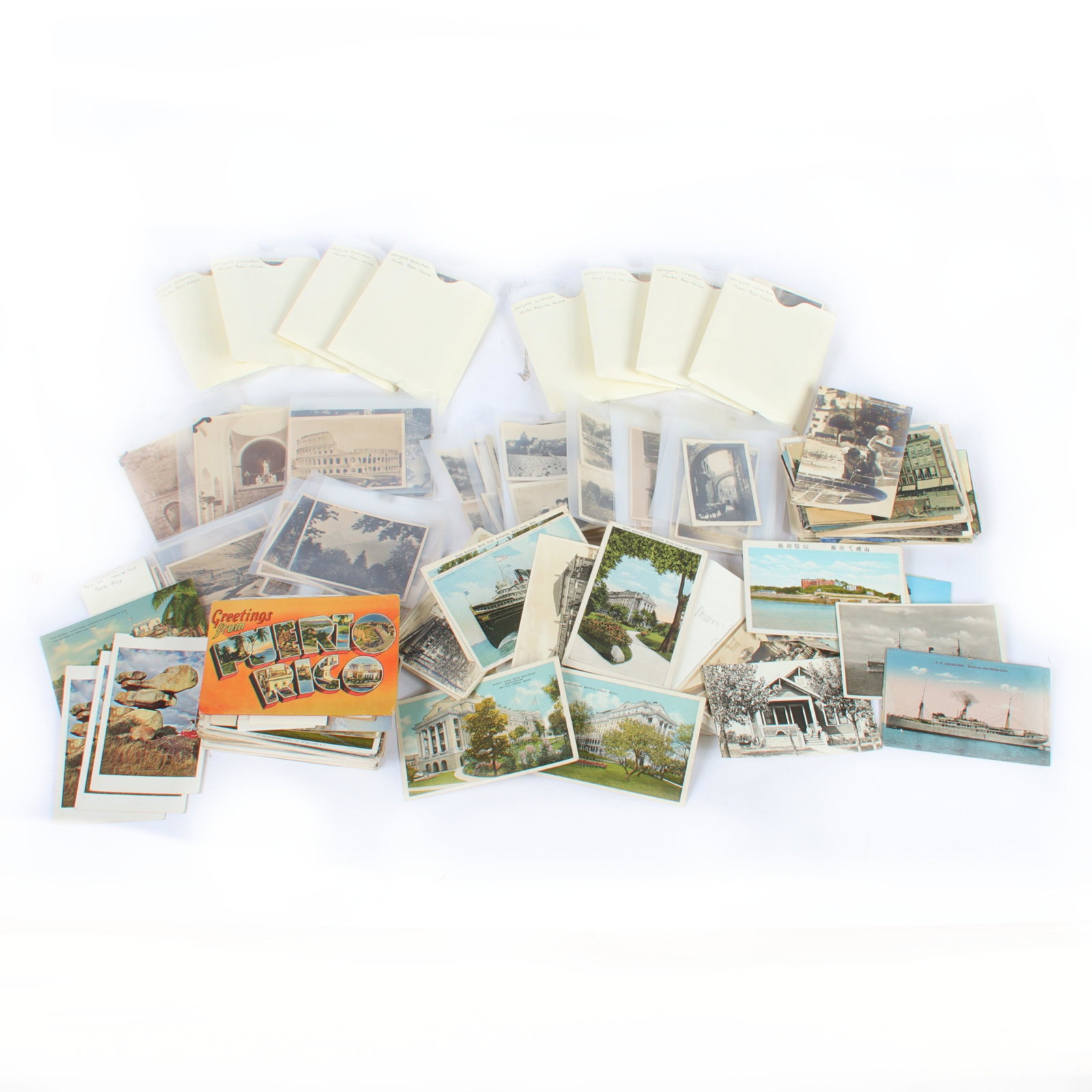 Africa and world travels 100+ postcard collection from 1940s Missionary family. 4" x 6" (one card) (1 of 7)