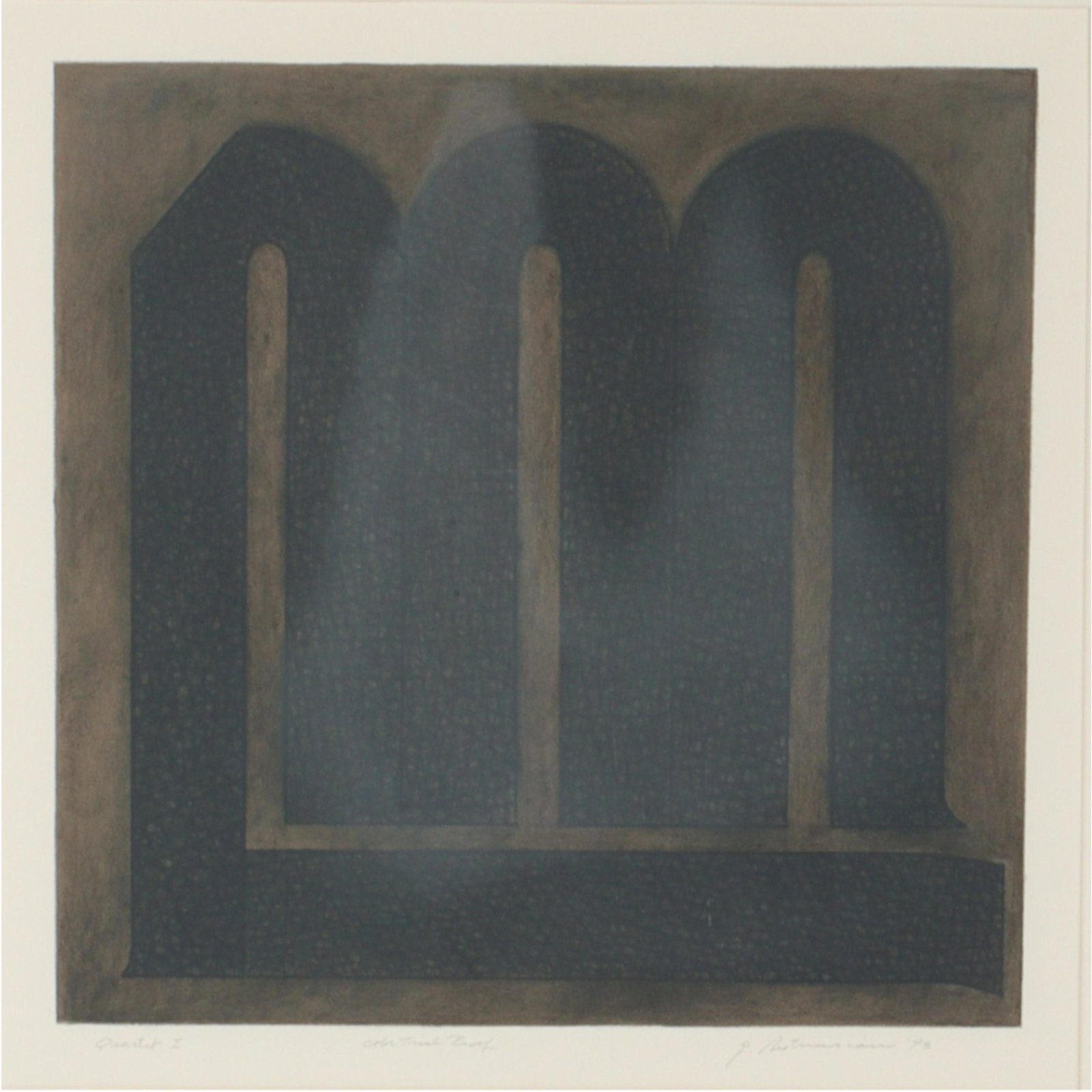 Garo Antreasian, American (1922-2018), Quartet I, 1995, lithograph, 14 1/4"H x 14 1/2"W (image), (1 of 13)
