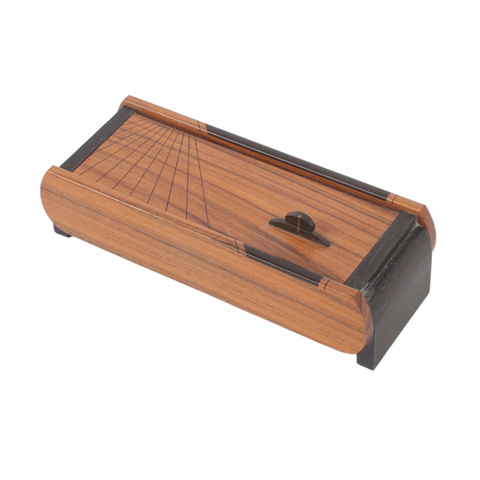 Phil Weber, Artisan, 1995, Hand Crafted Wood Box, 2 1/4"H x 8 1/8"W x 3 1/8"D (1 of 10)