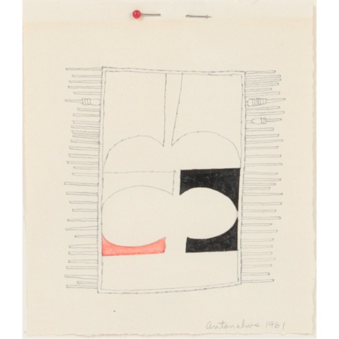 Stephen Antonakos  American, (1926-2013)  Untitled, 1961 (1 of 6)