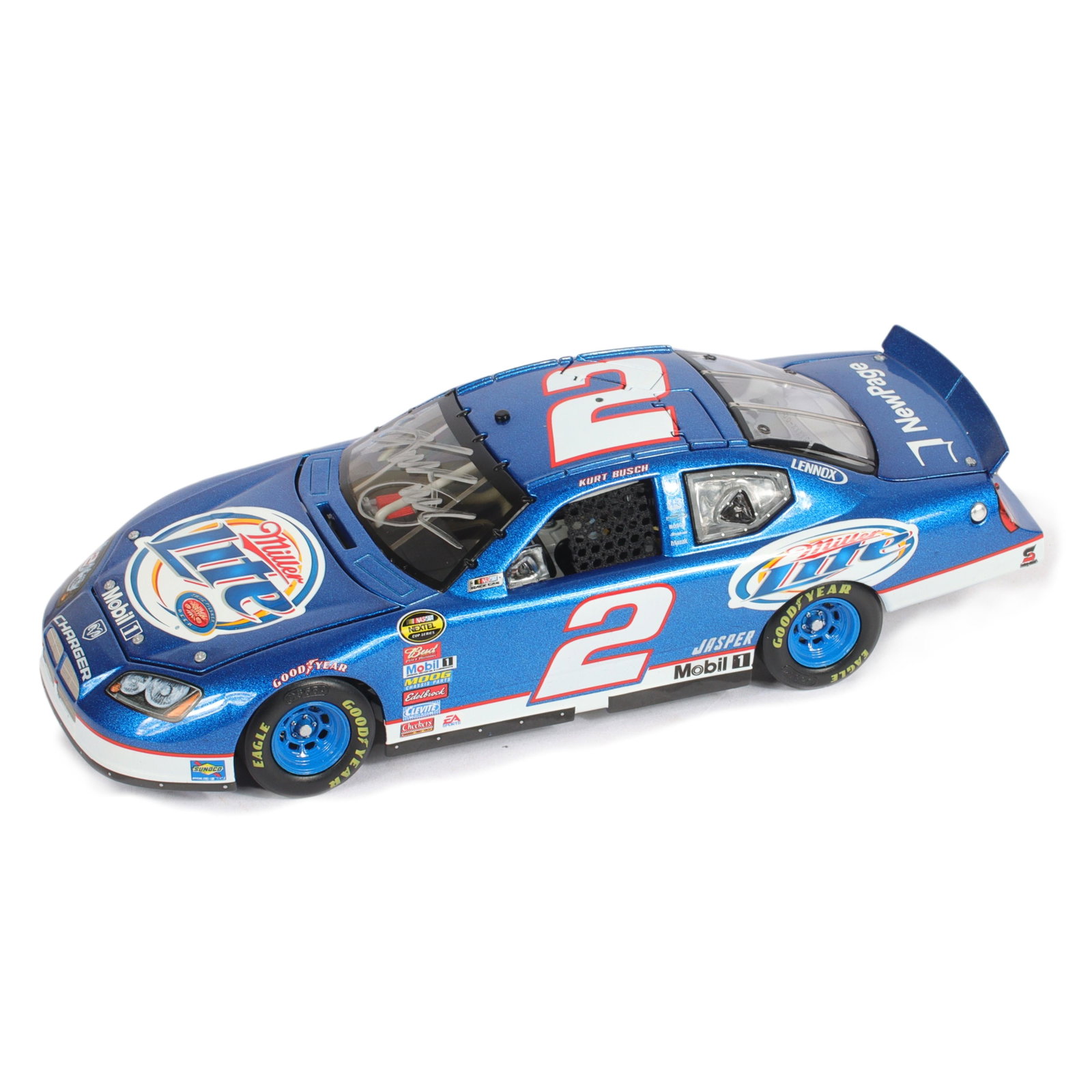 2007 Owners Elite Kurt Busch Autographed 1:24 Diecast 4"H X 10"W X 5"D (box): 2007 Owners Elite Kurt Busch Autographed 1:24 Diecast 2007 Owners Elite Kurt Busch Autographed 1:24 Diecast in original box, the car is numbered 830/2007. 4"H X 10"W X 5"D (box)