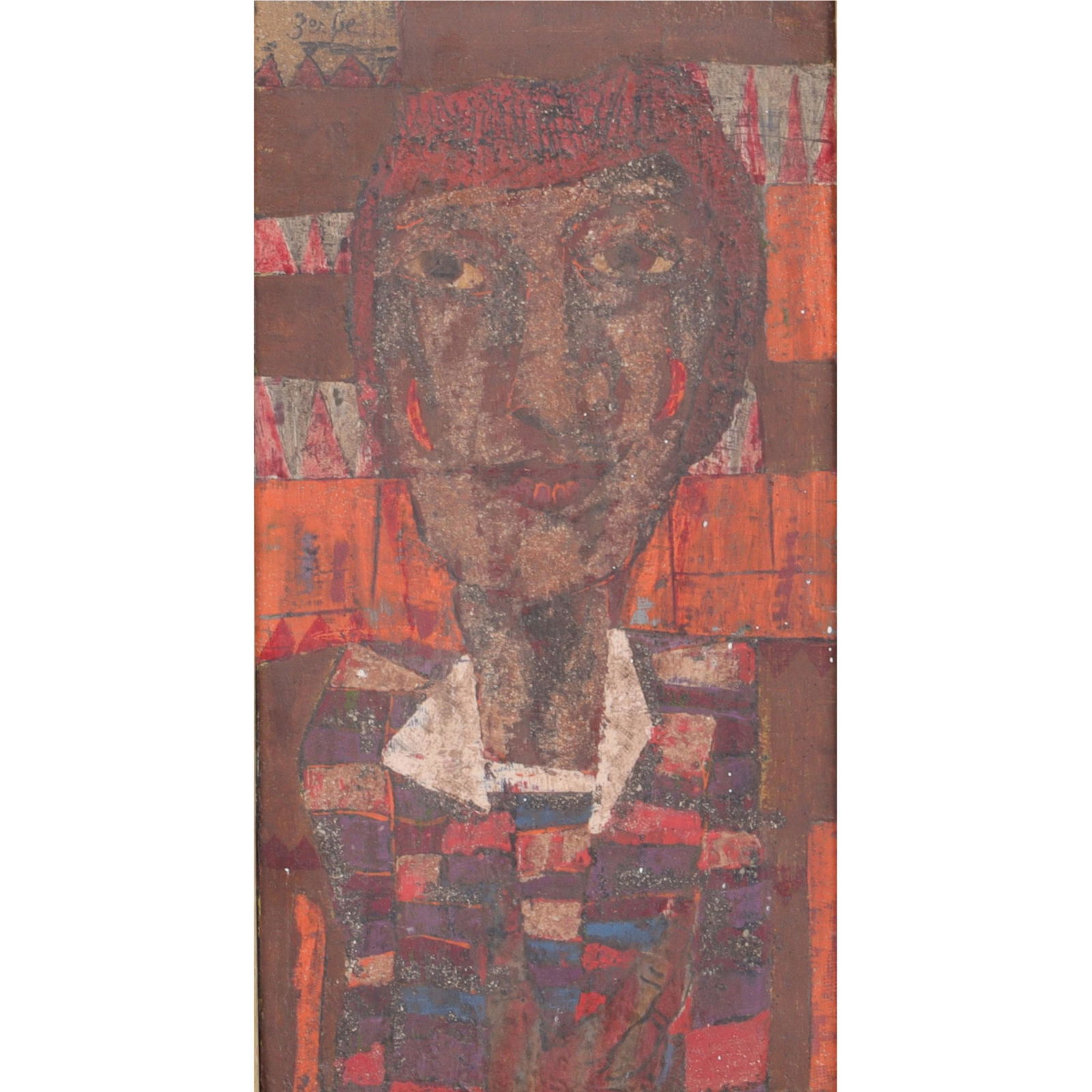 Karl Zerbe, Massachusetts, Florida (1903 - 1972), Head of Woman, polymer tempera on wood panel, 14 (1 of 11)
