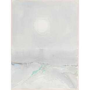 Hans Moller, Pennsylvania, New York / Germany (1905 - 2000), Floating Mist, 1967, watercolor on: Hans Moller Pennsylvania, New York / Germany (1905 - 2000) Floating Mist, 1967 watercolor on paper signed and dated lower right. Label verso: Midtown Galleries, A.D. Gruskin, Director, NY. Biography f