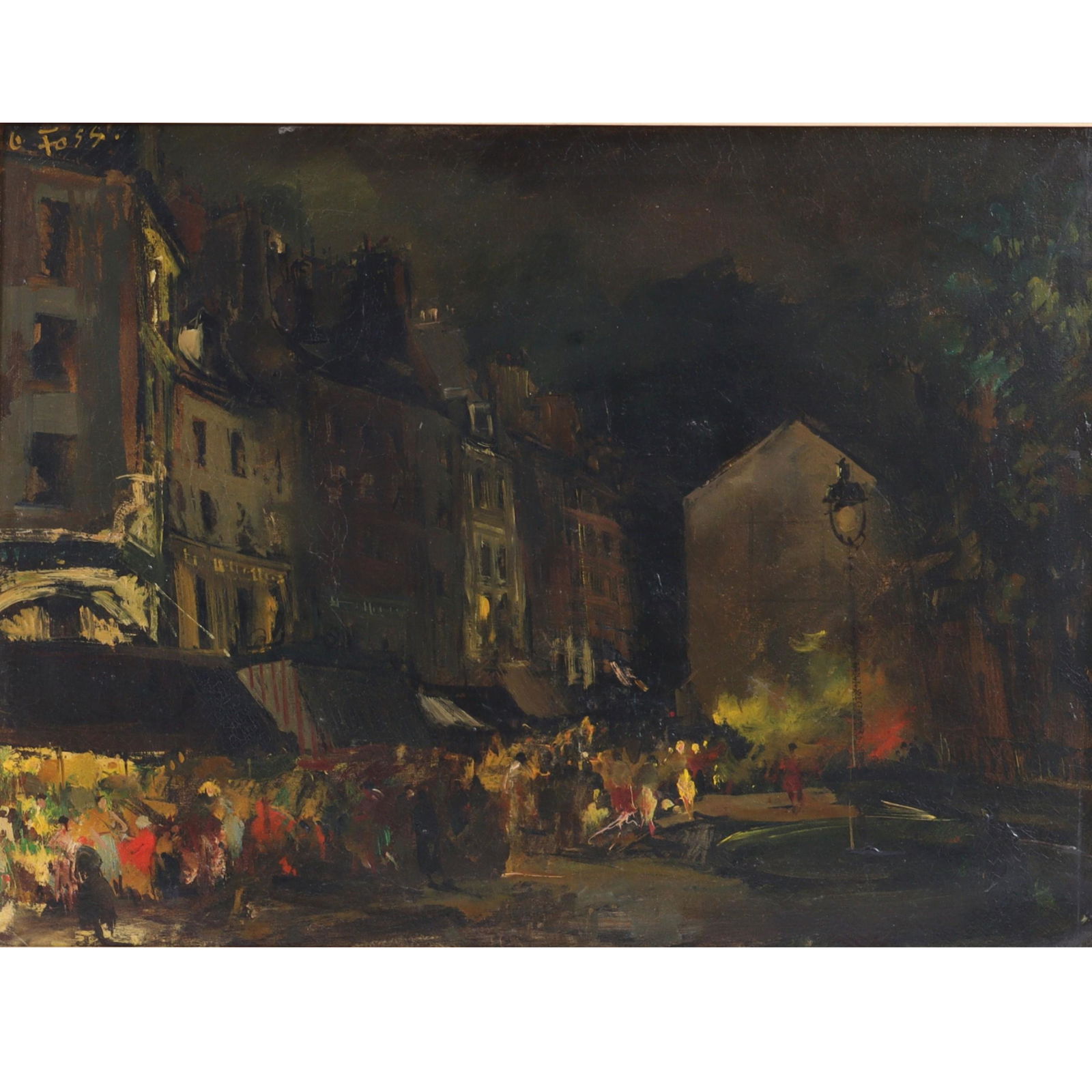 Olivier Foss, New York, Pennsylvania / France, Germany (1920 - 2014), Parisian Market, modernist (1 of 13)