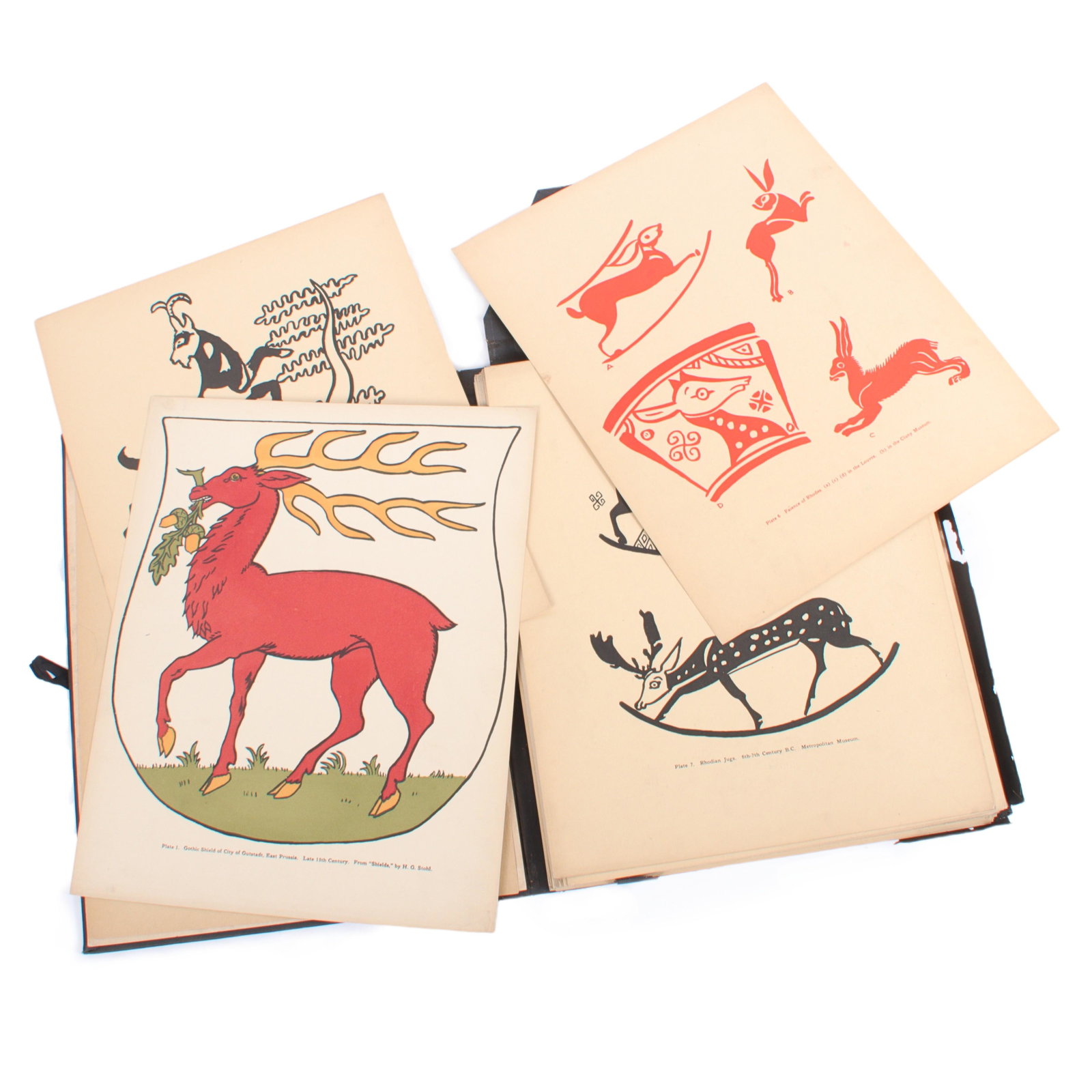 PRIM-ART Series. Volume 1: Animal Motifs, compiled by Doris Rosenthal 15"H x 12"W (book) (1 of 10)