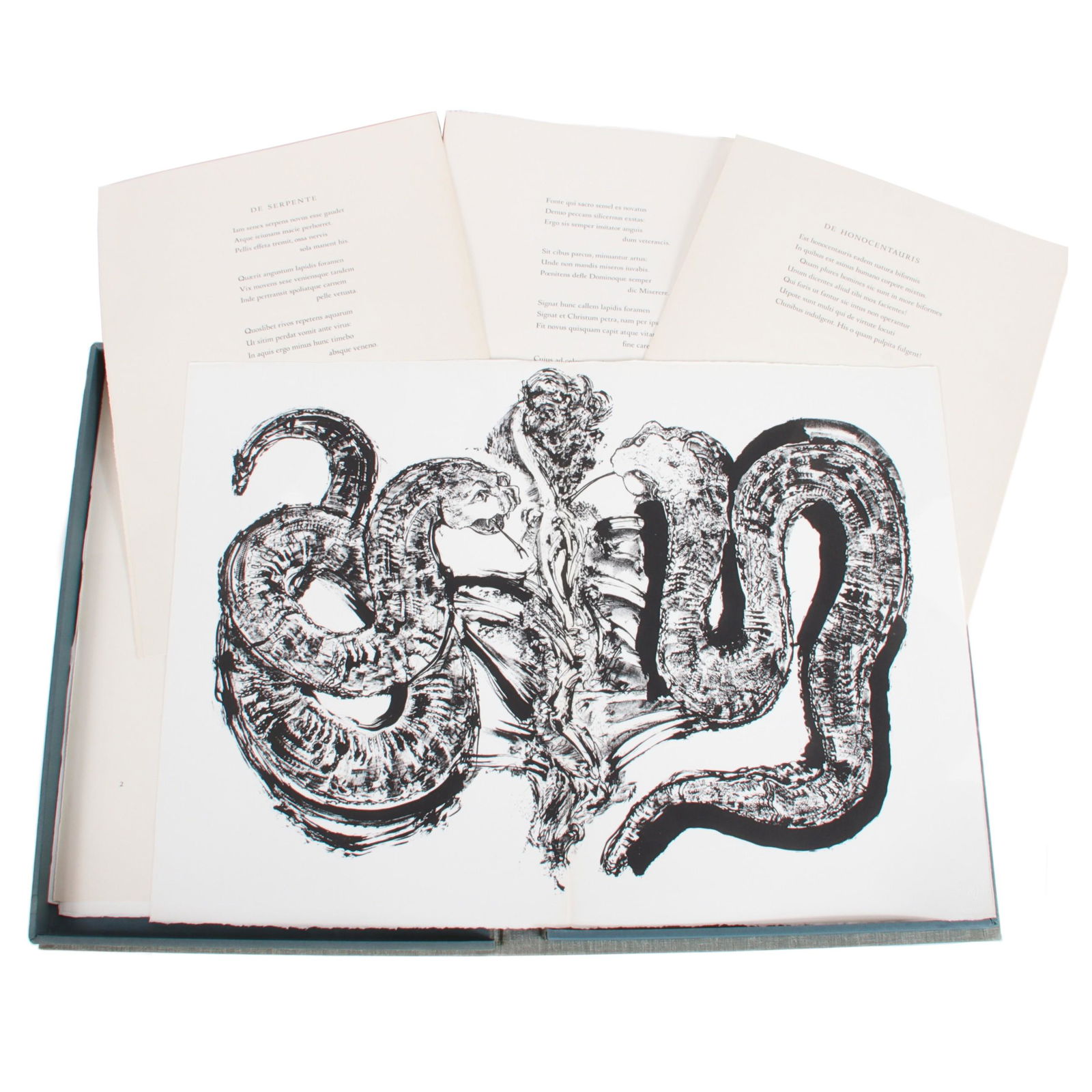 Rudy Pozzatti, American (1925-2021), Physiologus Theobaldi Episcopi De Naturis Duodecim Animalium (1 of 17)