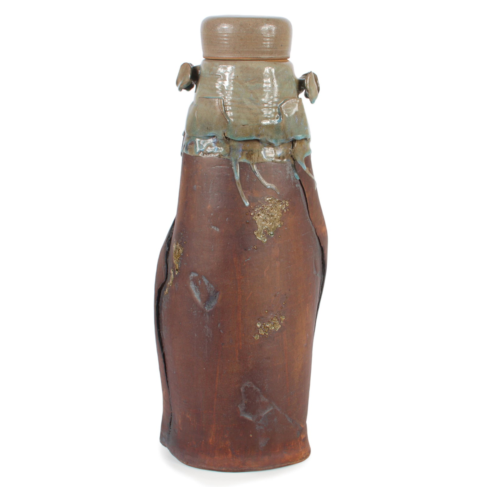 Richard "Dick" Hay, Indiana (1942-2020), untitled, Giant Lidded Vessel ca. 1964-1966, glazed (1 of 8)