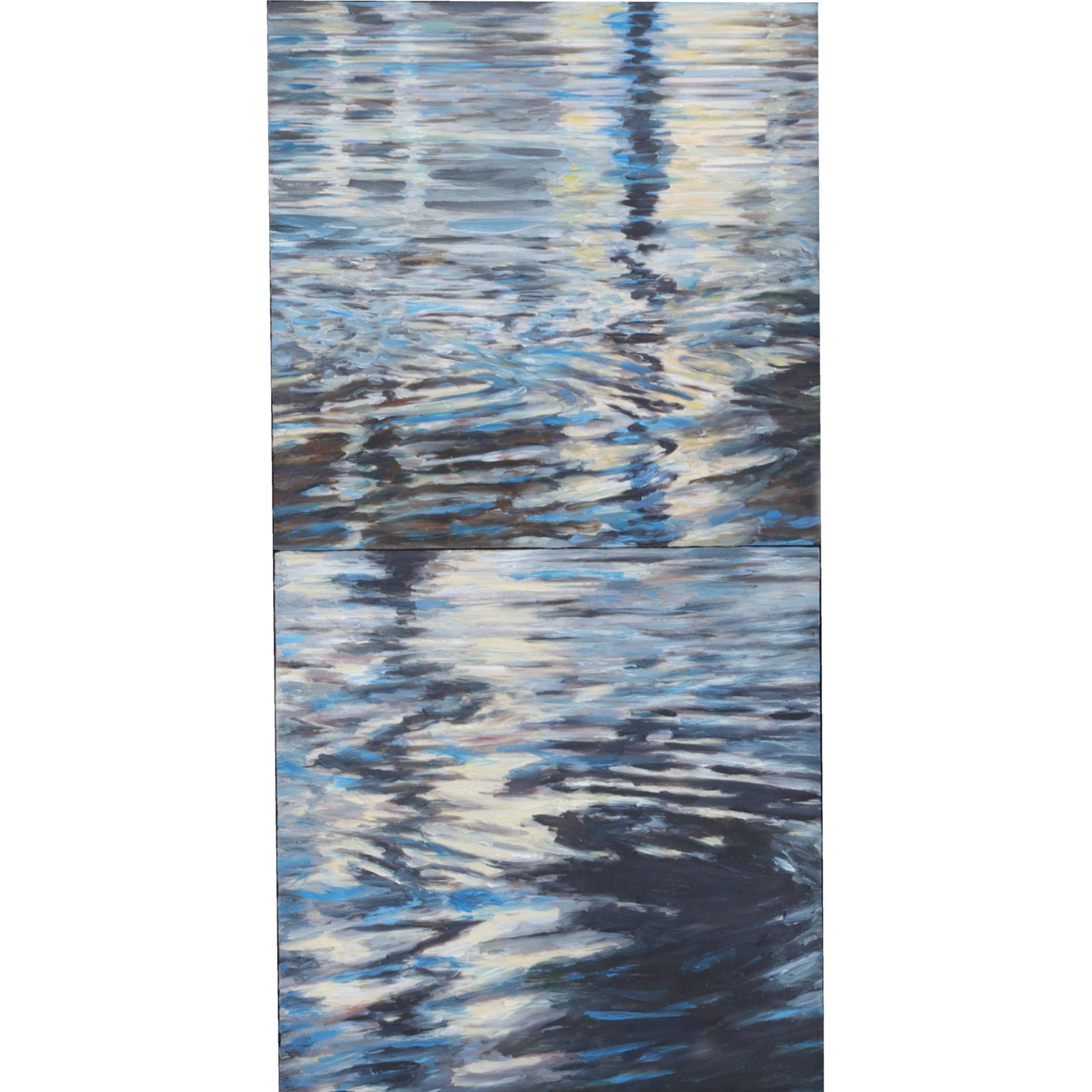 Valerie Eickmeier, American (20th / 21st Century), Convergence, 2015, oil on board, 16"H x 8"W: Valerie Eickmeier American (20th / 21st Century) Convergence, 2015 oil on board signed verso. Biography Valerie Eickmeier is a studio artist and a Professor of Fine Arts at the Herron School of Art an