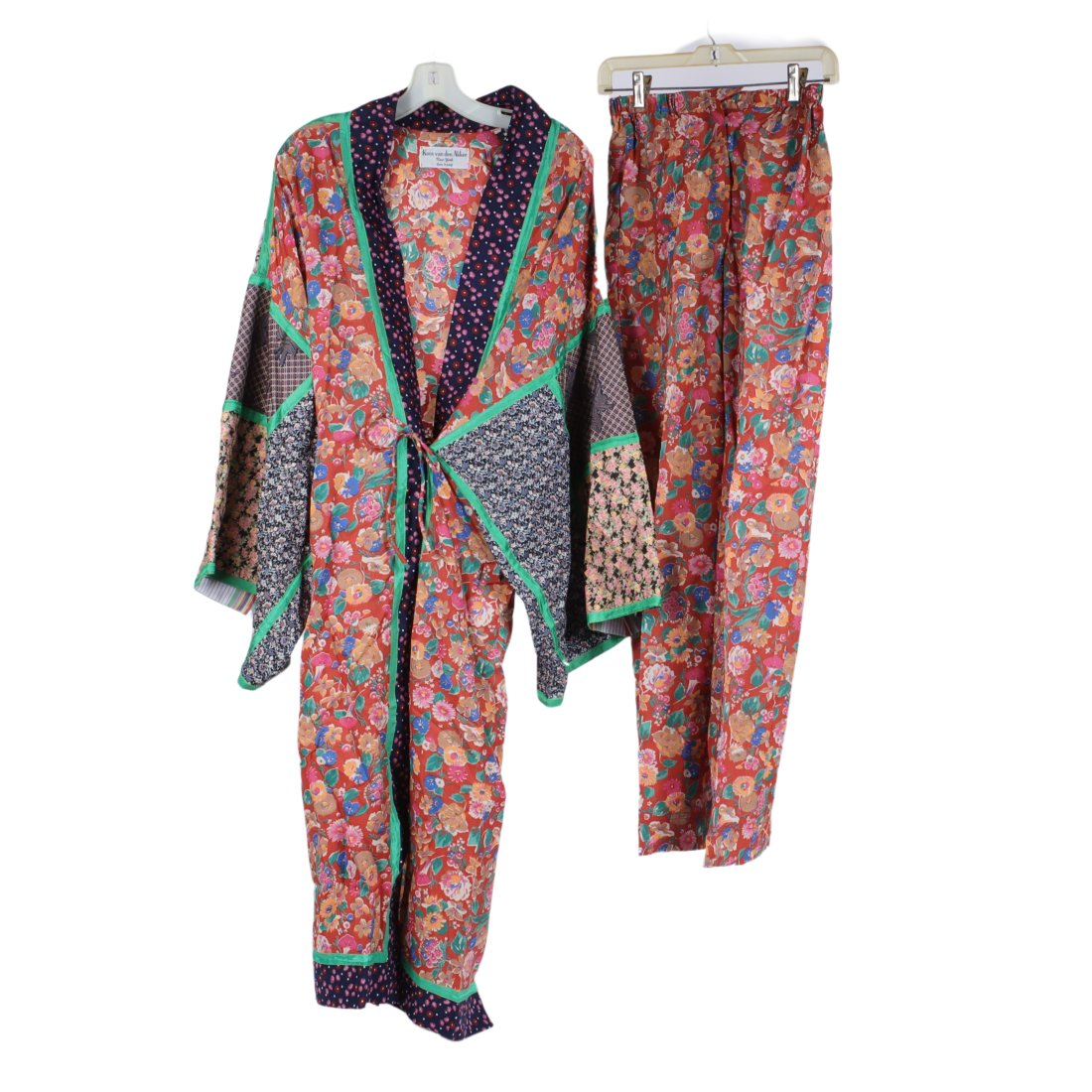 Koos van den Akker, Dutch (b.1939), New York, den Haag vintage 1980s couture kimono robe and pants s (1 of 9)