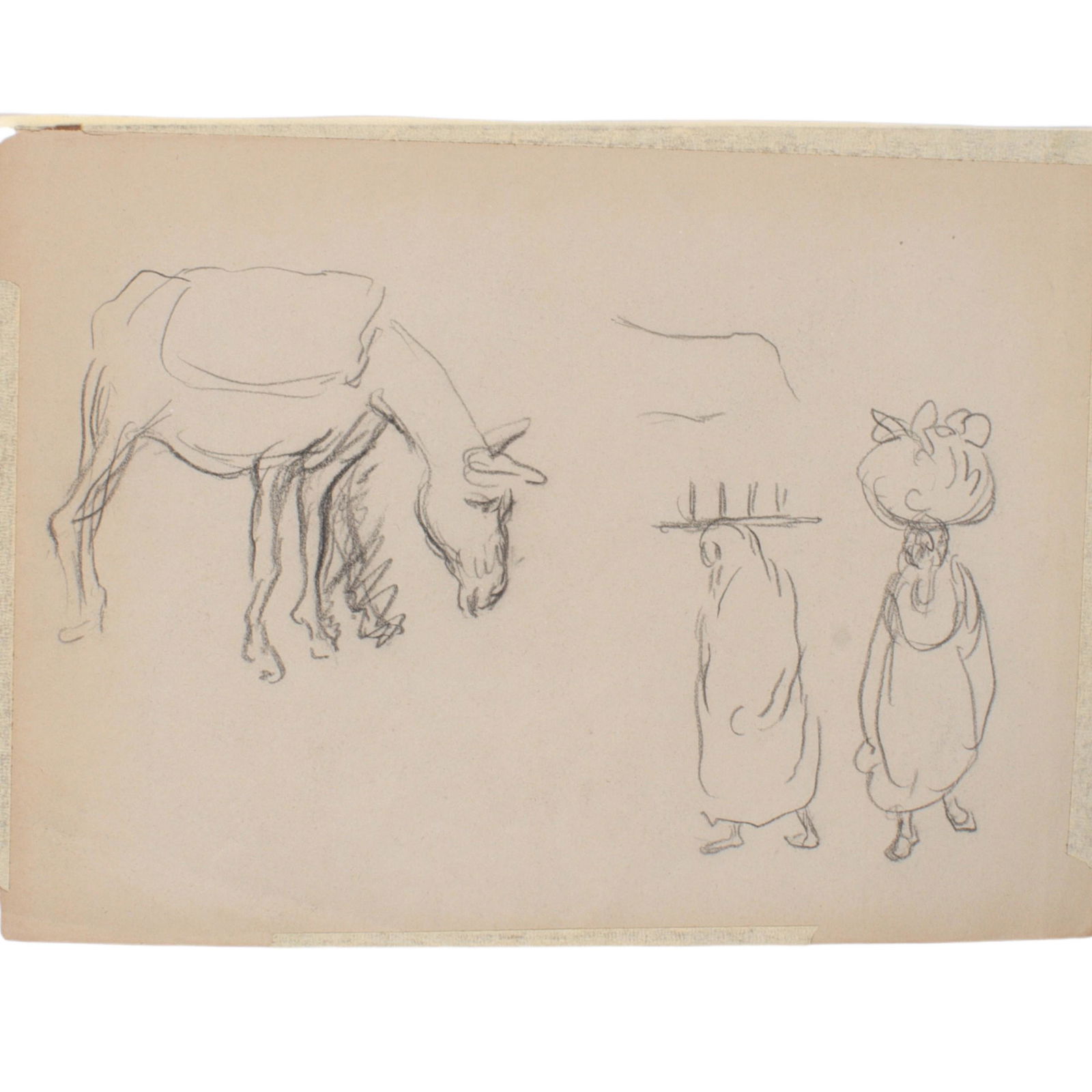 Maurice Sterne, New York, California, Massachusetts (1878-1957), untitled figure study, graphite on (1 of 8)