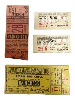 Lot of Vintage MLB Baseball Ticket Stubs (1 of 4)