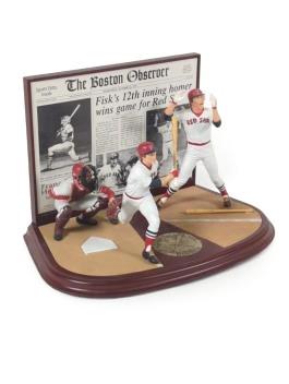 1975 Carlton Fisk 12th Inning Home Run Danbury Mint Figurine (1 of 6)