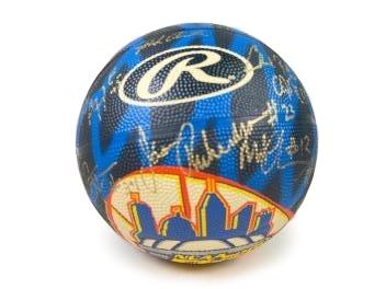 2000 Michigan State Team Signed Basketball (1 of 2)