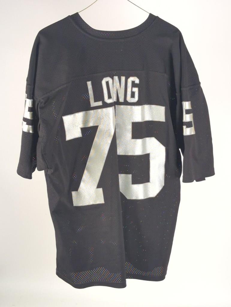 Howie Long Autographed Salesman's Sample Raiders Football Jersey (1 of 4)