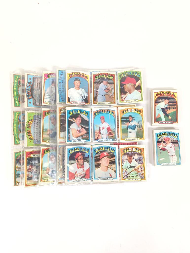 Lot of 100+ 1972 Topps Baseball Cards (1 of 4)