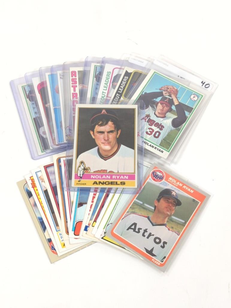 Lot of 26 Nolan Ryan Cards (1 of 4)