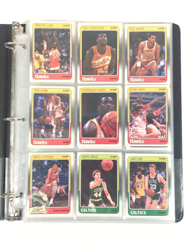 1988-89 Fleer Basketball Card Complete Set w/Stickers Jordan PSA 7 (1 of 6)
