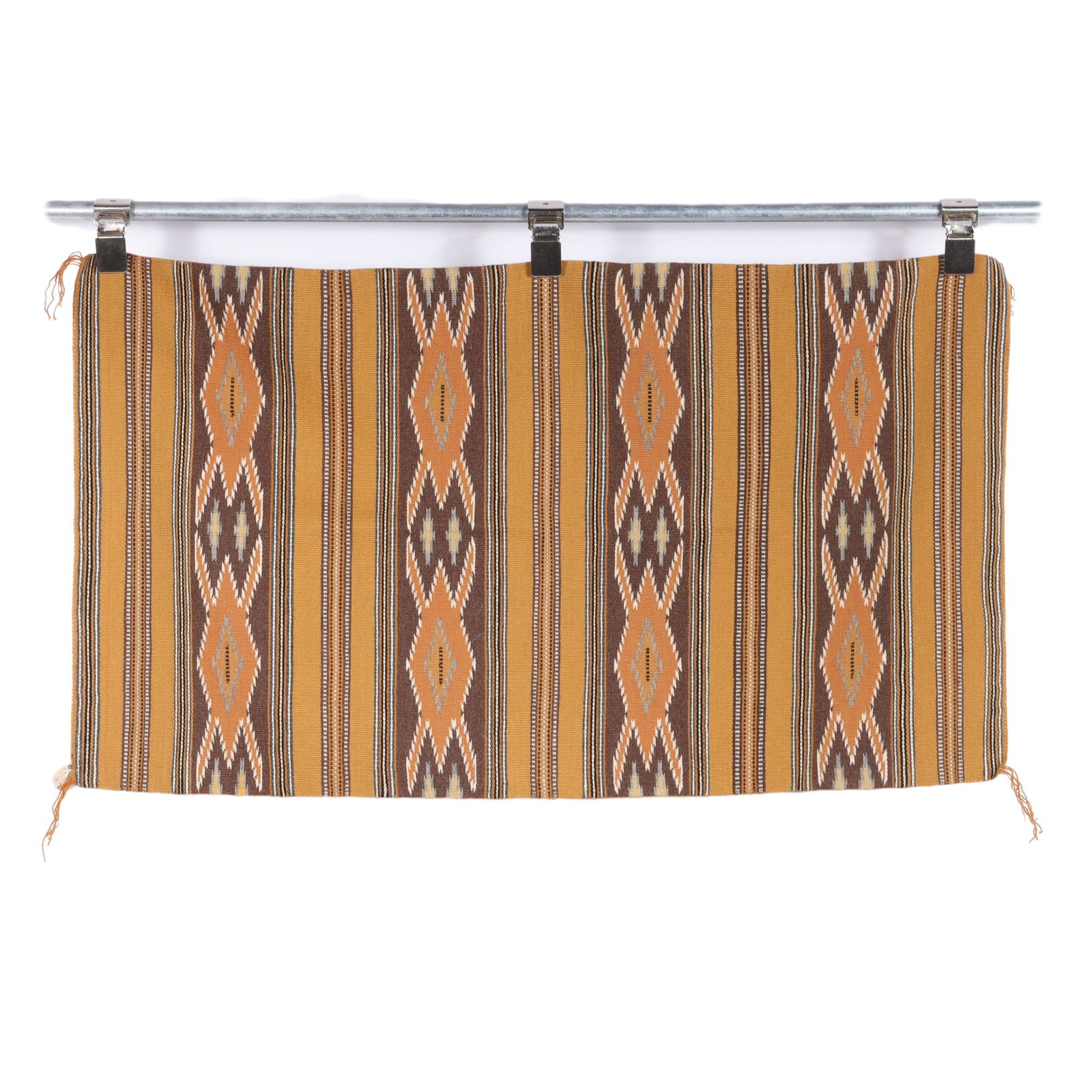 Ellen Smith Master Weaver Wide Ruins Navajo weaving rug, Ca 1980 22 1/4"H x 39 3/4"W (1 of 6)