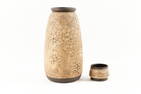 Two Weller “Burntwood†Vases, 12†T x 6†D “Burntwood“ Vase; ca. 1910; unglazed exterior;