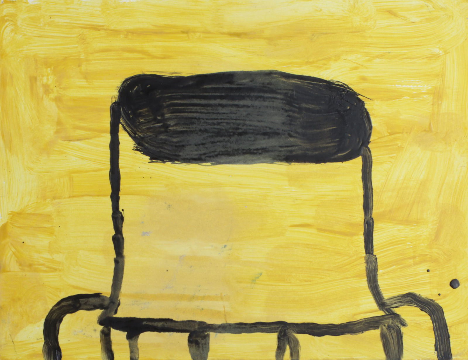 Gary Komarin, New York, Connecticut (b. 1951), abstract in yellow, 1997, acrylic on paper, 17â€H x (1 of 7)