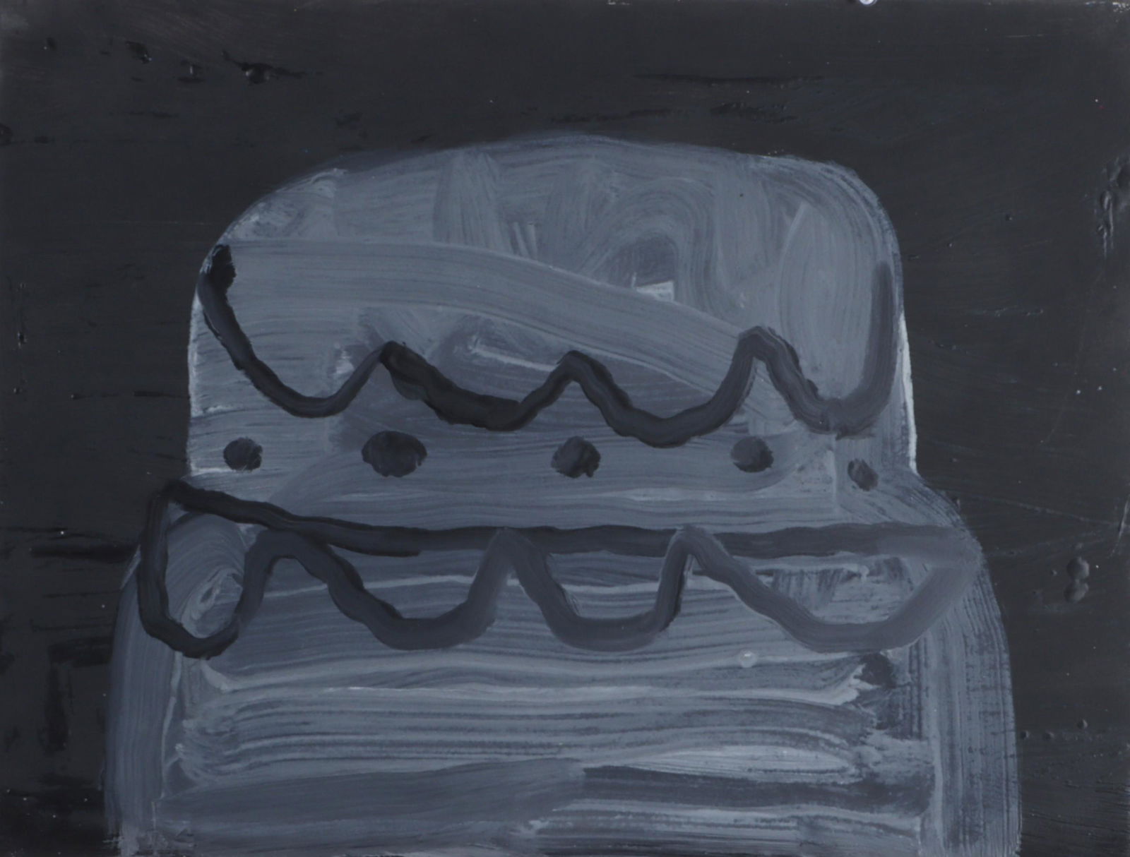 Gary Komarin, New York, Connecticut (b. 1951, abstract still life, 1997, acrylic on paper, 22 (1 of 8)