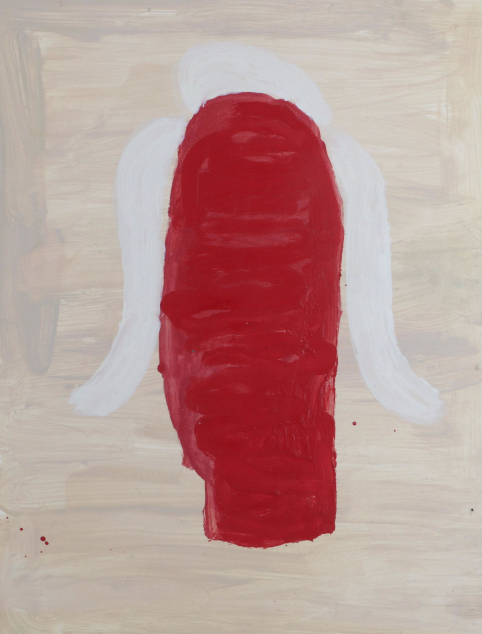 Gary Komarin, New York, Connecticut (b. 1951), abstract head portrait, 1997, acrylic on paper, 22 (1 of 8)