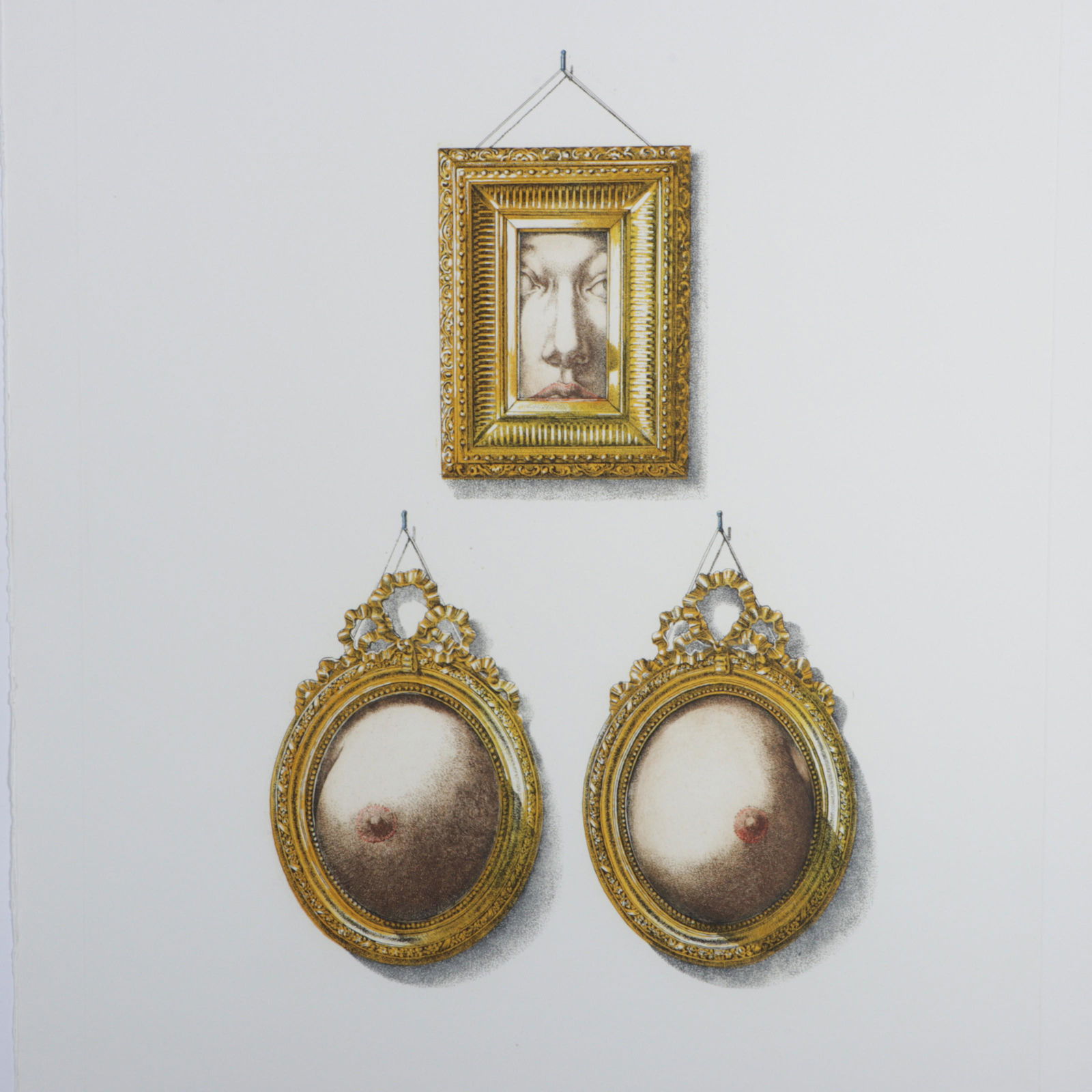 Claude Serre, French (1938-1998), The Breasts, etching and aquatint, 29 3/4"H x 22"W (1 of 8)