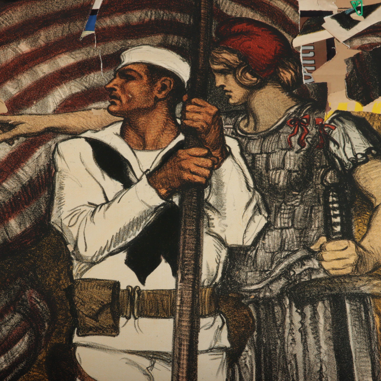 Huge AS IS Lot of large WWI WWII posters: including Ernest Hamlin Baker (1889 - 1975), two For Every (1 of 20)