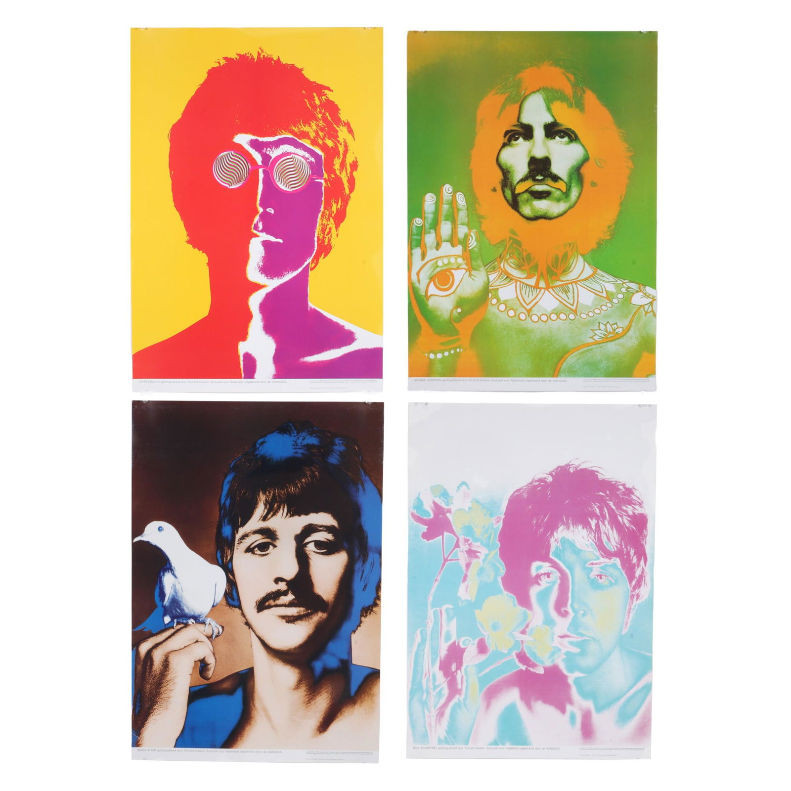 The Beatles by Richard Avedon four Limited First Editions original posters NEMS. 27"H x 18 7/8"W (1 of 20)