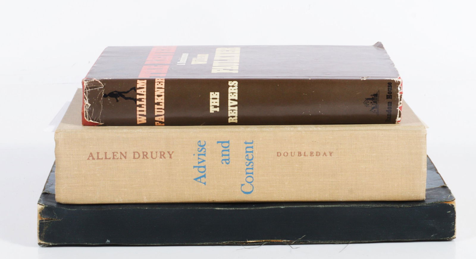 Lot of 3 books: The Reivers, A Reminiscence, William Faulkner, Random House, NY, 1962. 9 1/2"H x 6 (1 of 13)