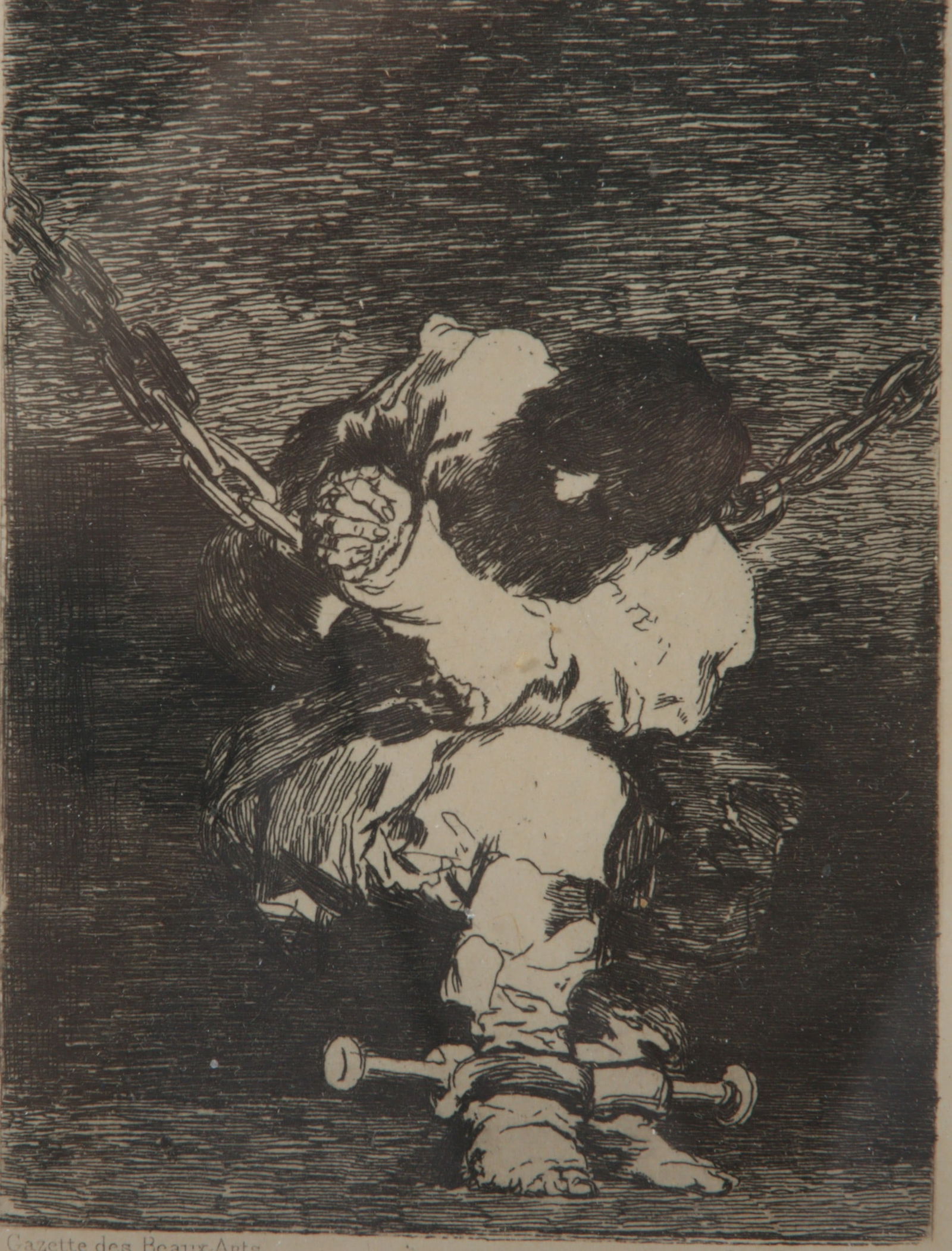 Francisco Jose De Goya Y Lucientes, Spanish (1746 - 1828), Tan bÃ¡rbara la seguridad como el Delito (1 of 8)