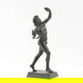 Giorgio Sommer, Italy (1834 - 1914), Dancing Faun of Pompeii, bronze, 10 1/4"H x 4"W x 3 3/4"D