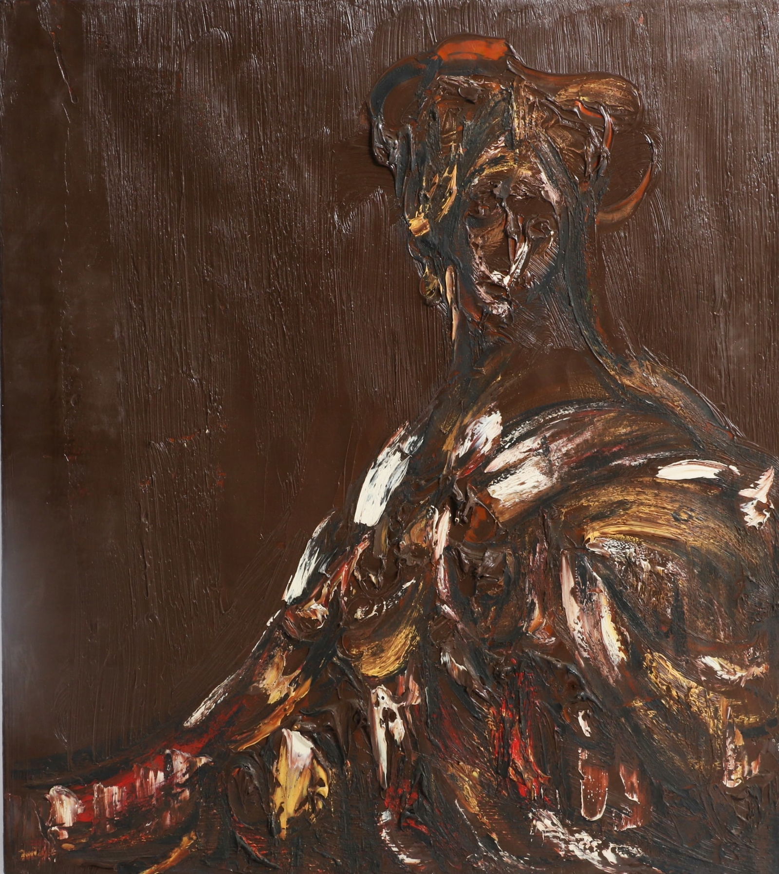 Motif, 1967: Joachim Probst, New York (1913-1980), Motif, 1967, oil on canvas, 26"H x 23 1/4"W