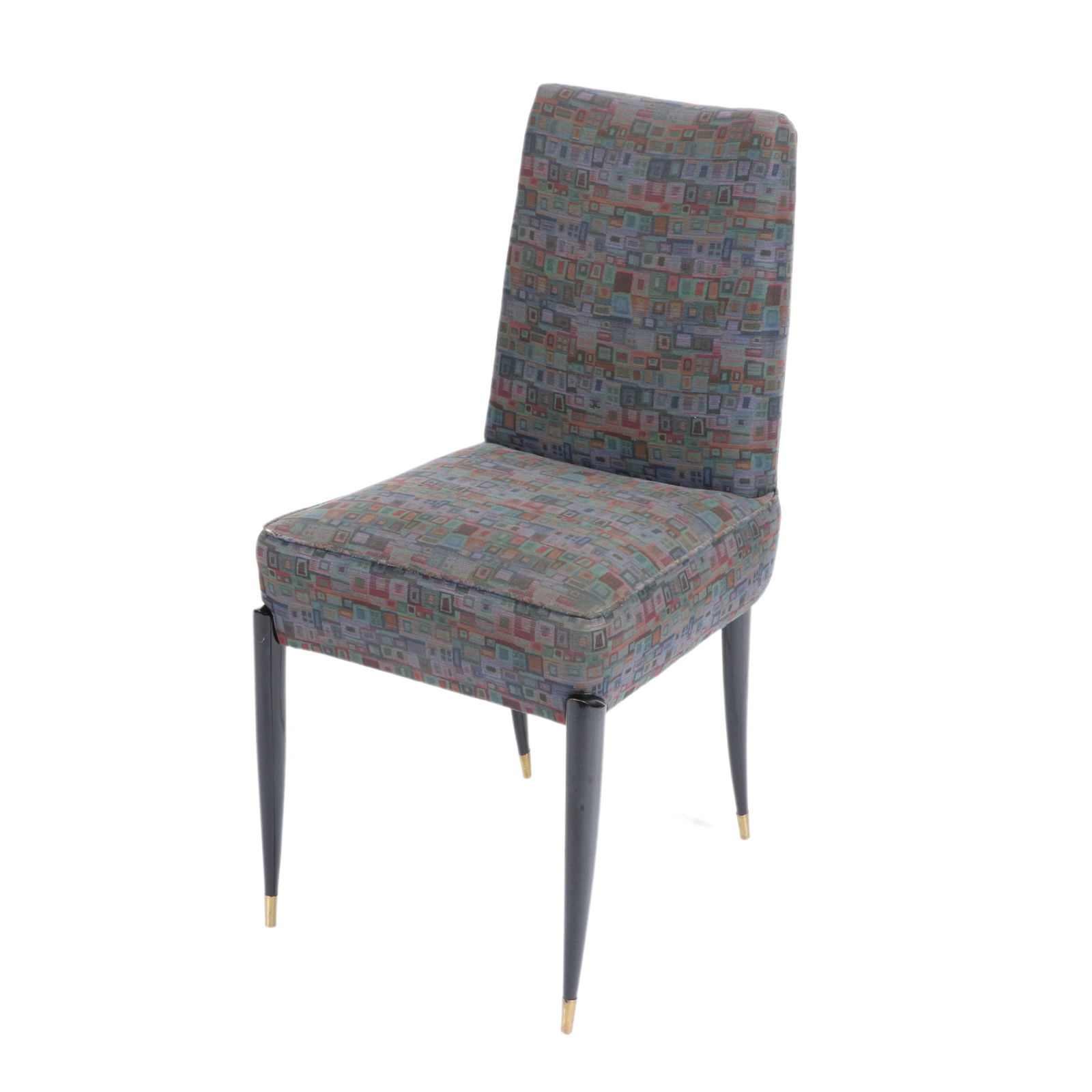 Side Chair, 1945: Alfred Porteneuve, French (1896 - 1949), Side Chair, 1945, Upholstery, Wood, 36 1/2"H x 17 1/2"W x 23"D