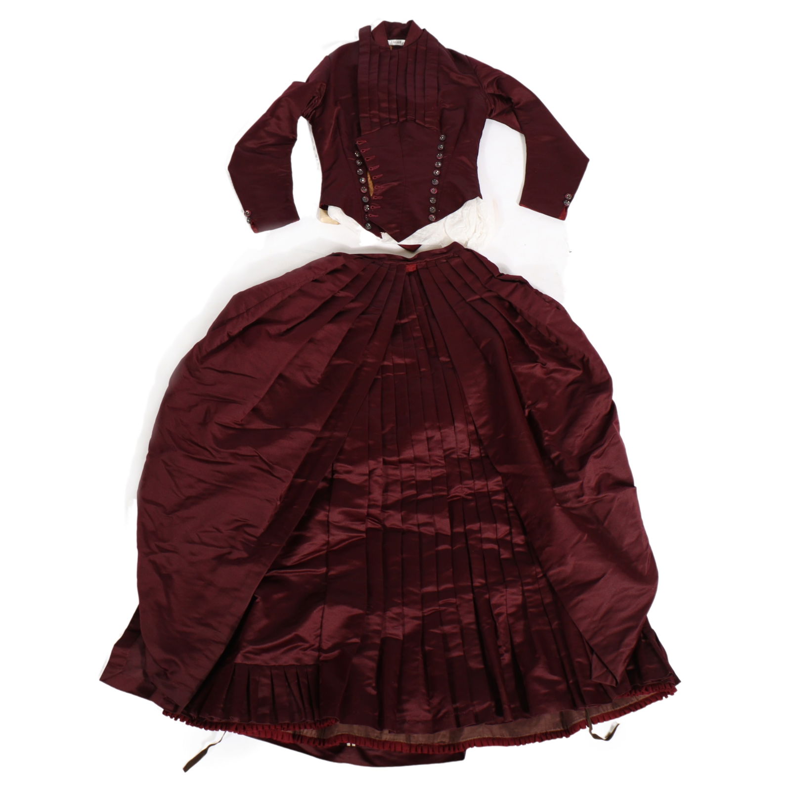 Victorian double breasted jacket and bustle skirt (1 of 9)