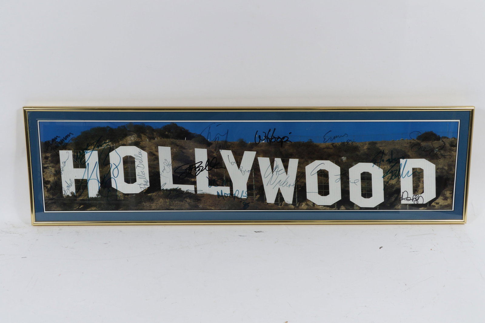Framed Multi-Signed Hollywood Actors Photo (1 of 12)