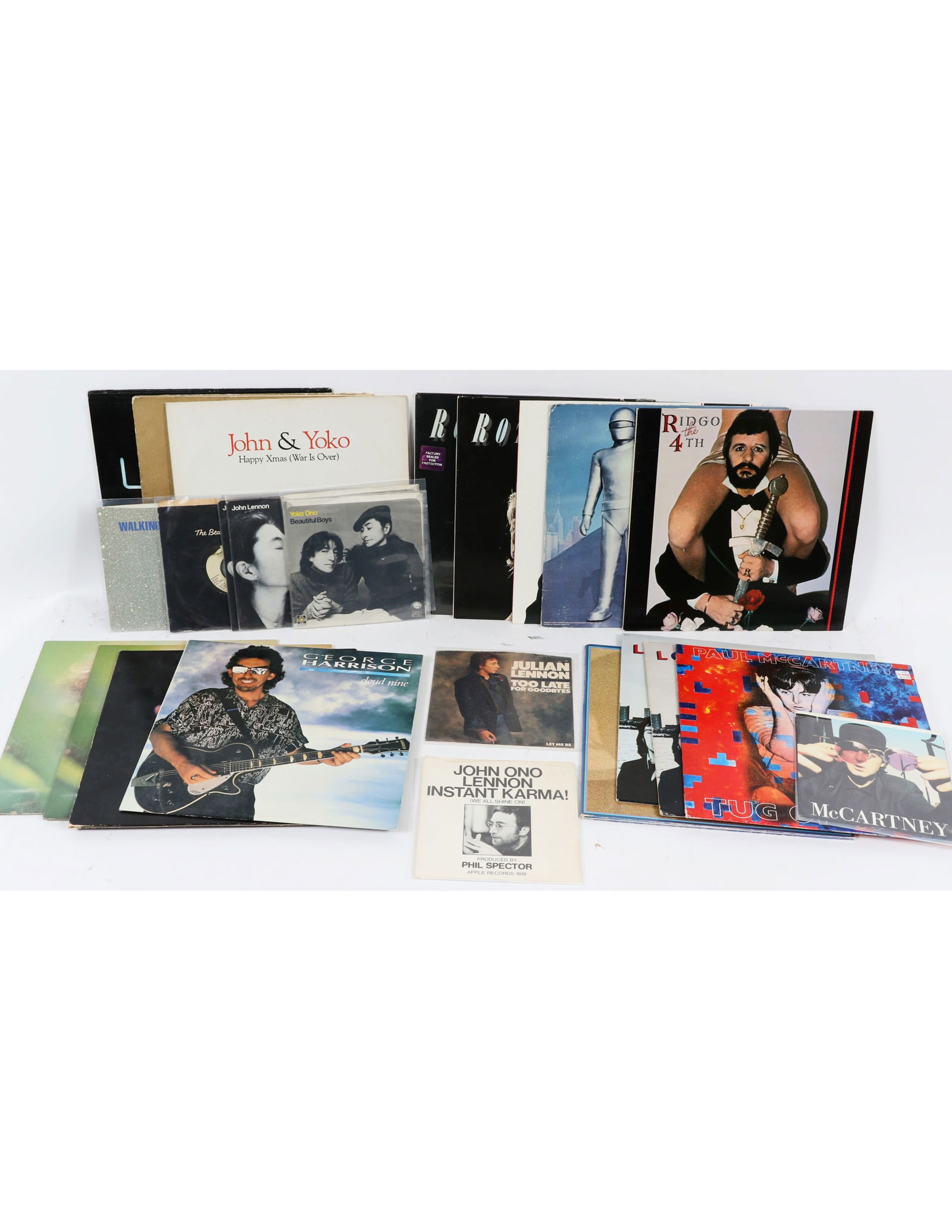 Lot of 22 Beatles as Solo Artists Records COA (1 of 18)