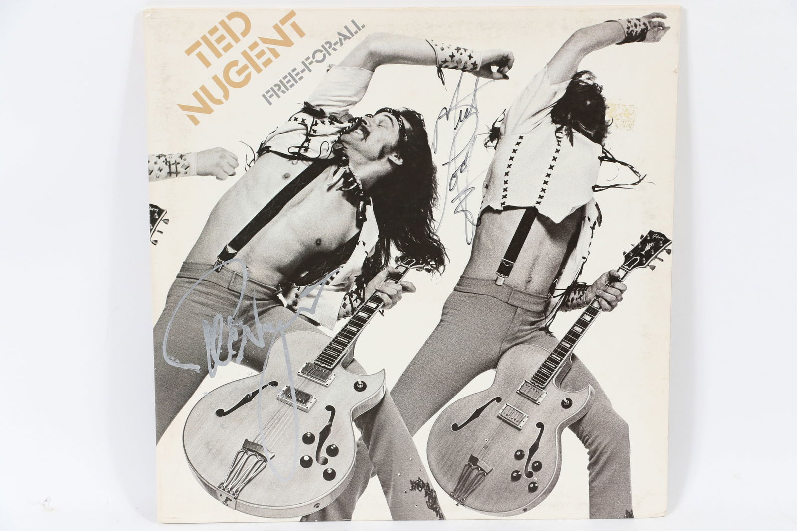 Ted Nugent Free For All Autographed Album (1 of 3)