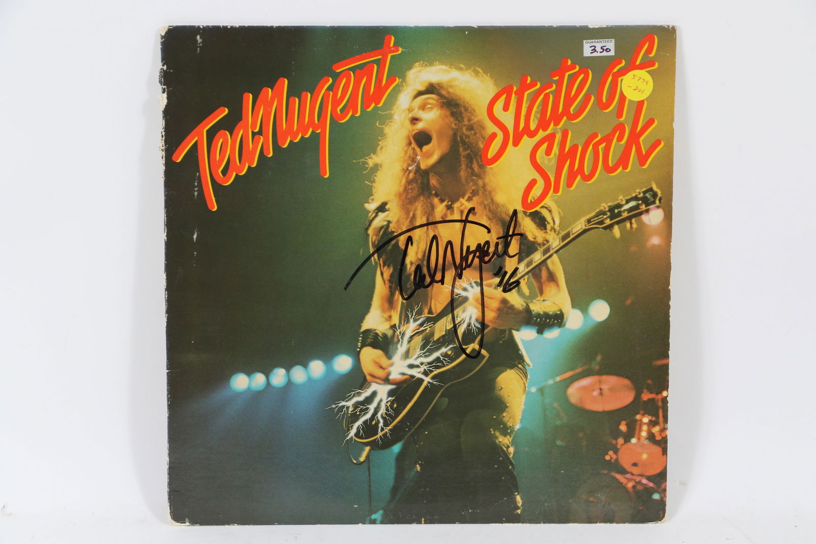 Ted Nugent State of Shock Autographed Album (1 of 2)