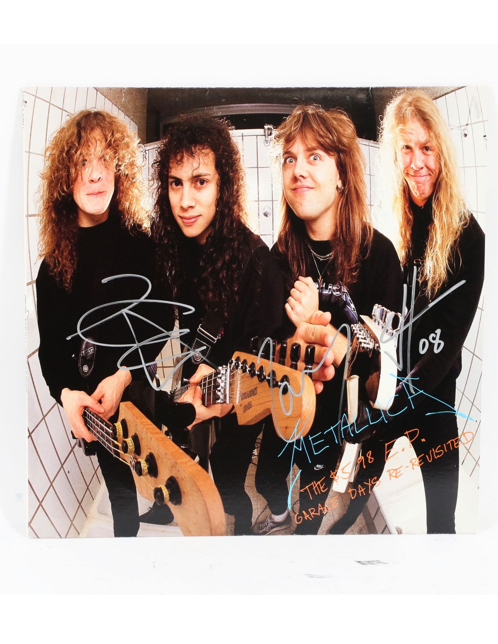 Metallica Autographed Garage Days Re-Visited Album (1 of 6)
