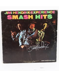 Jimi Hendrix Smash Hits Autographed Album: Jimi Hendrix Smash Hits Autographed Album COA From American Autograph Authentication