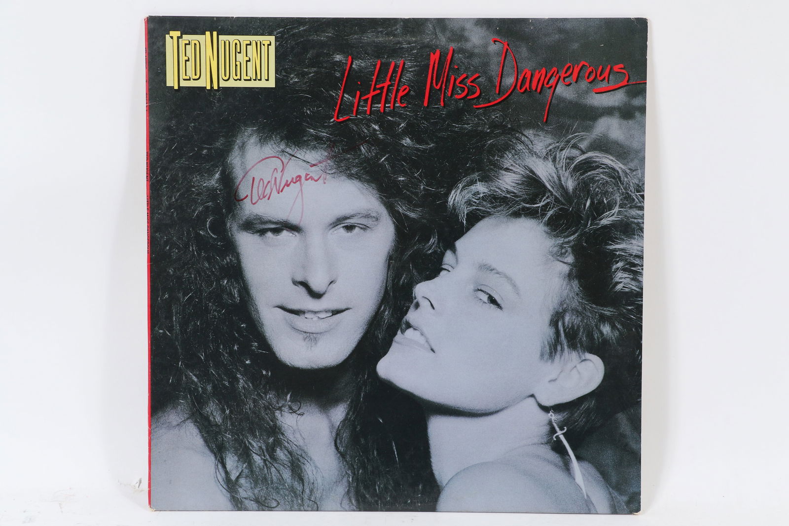 Ted Nugent Autographed Little Miss Dangerous Album (1 of 3)