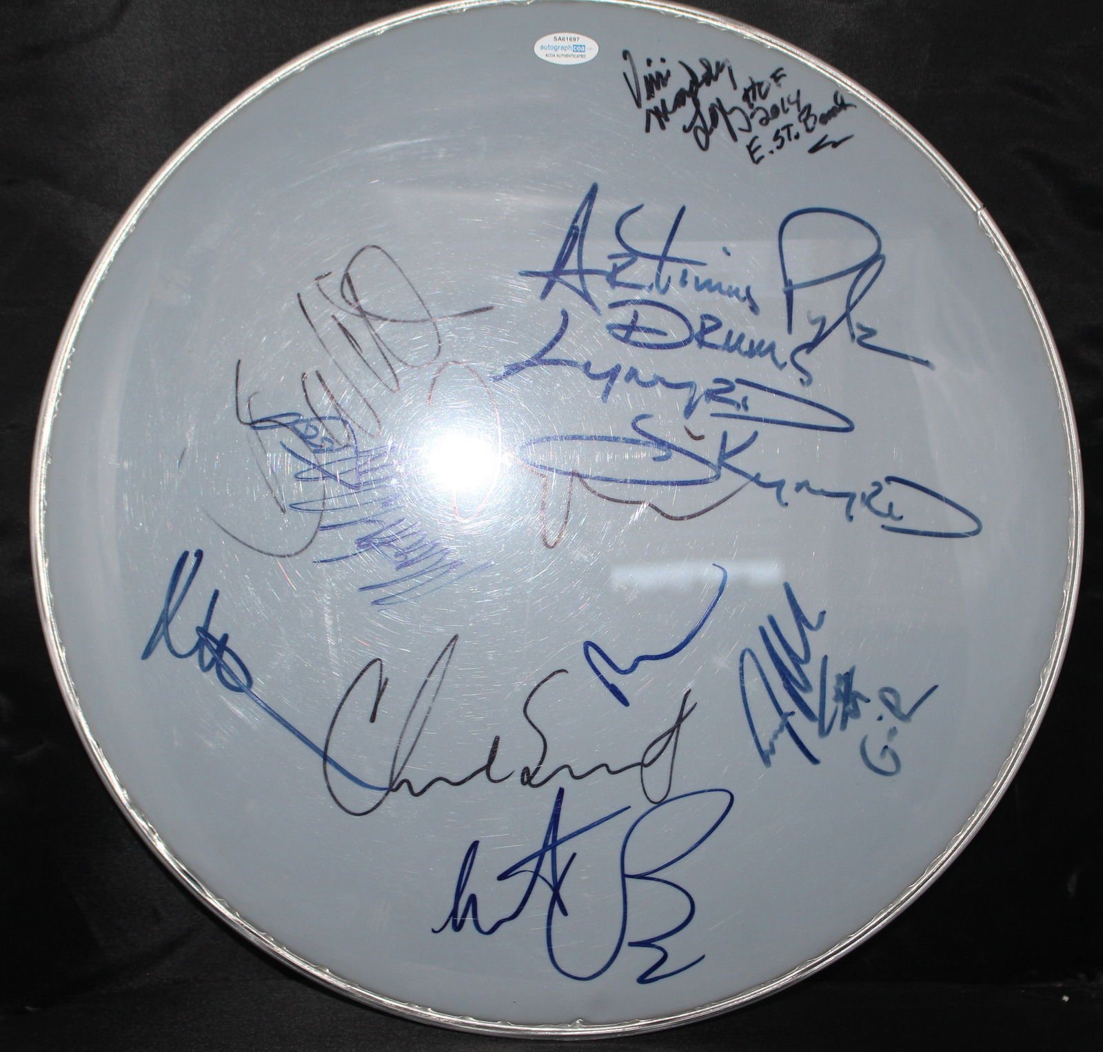 Multi-Signed Superstar Drummers Drum Head (1 of 5)